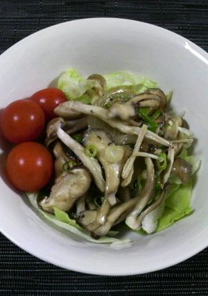 簡単■ﾚﾝｼﾞでﾁﾝ♥きのこｻﾗﾀﾞ-レシピのメイン写真