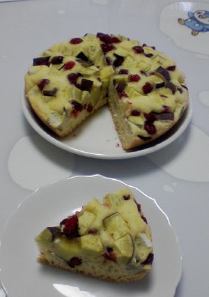 さつま芋たっぷり！炊飯釜でパンケーキ-レシピのメイン写真