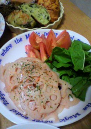 蓮根のたらこバター炒め-レシピのメイン写真