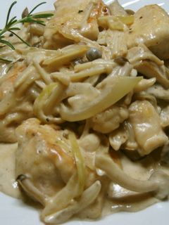 キノコと鶏肉のクリーム煮-レシピのメイン写真