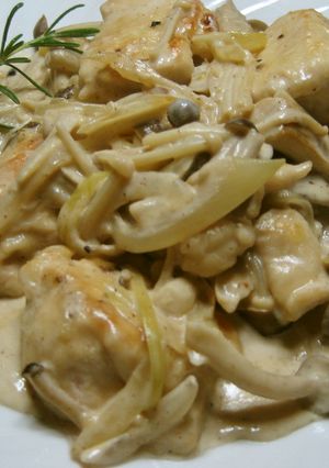 キノコと鶏肉のクリーム煮-レシピのメイン写真