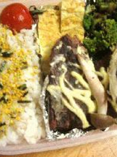 まぐろときのこのホイル焼き弁当-レシピのメイン写真