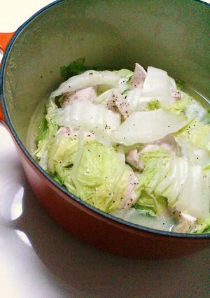 野菜っておいしい！白菜とチキンの重ね蒸し-レシピのメイン写真