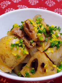 新じゃがの煮物 ~柚子バターの香り~-レシピのメイン写真