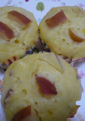 簡単！！りんごのケーキ☆蒸しパン-レシピのメイン写真