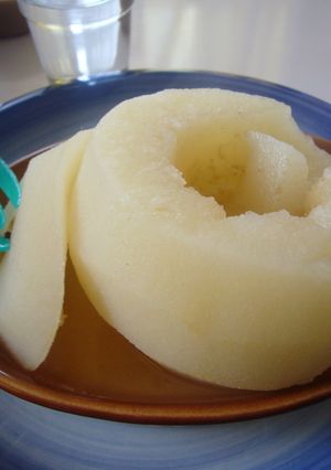 セキの時に梨の蒸し物＾＾-レシピのメイン写真
