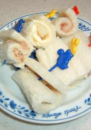 ◇何でもクルクル！うずまきサンド♪◇-レシピのメイン写真