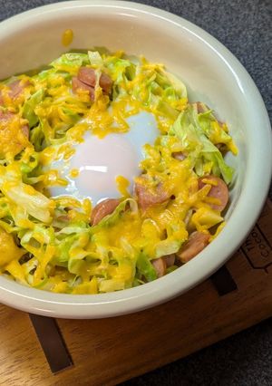 キャベツとウインナーのトロトロ卵焼き-レシピのメイン写真