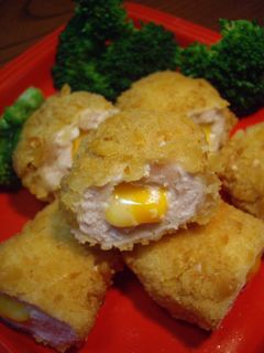 安うまクリスマス☃胸肉チーズロールカツ。-レシピのメイン写真