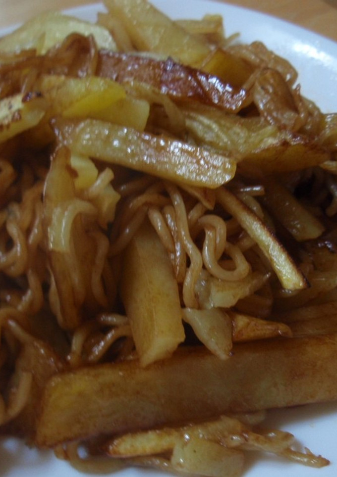 じゃがいもと焼きそば-レシピのメイン写真