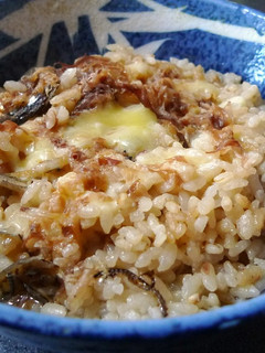 煮干し入り茶飯のチーズだし茶漬け-レシピのメイン写真