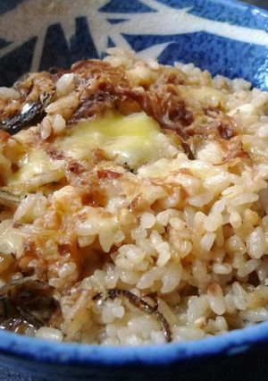 煮干し入り茶飯のチーズだし茶漬け-レシピのメイン写真