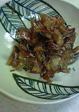 太刀魚の佃煮-レシピのメイン写真