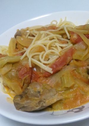 トマトのスープスパゲティもどき-レシピのメイン写真