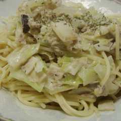 รูปของ シンプル☆簡単☆あるものでランチパスタ☆