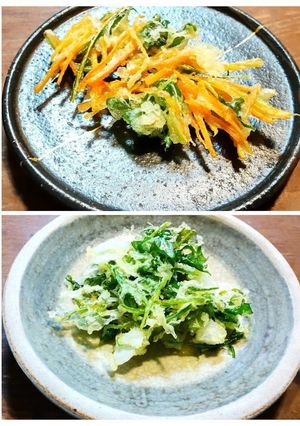 セルバチコのかき揚げ 人参、新玉葱-レシピのメイン写真