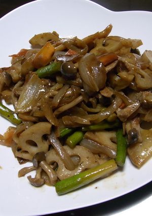 ご飯が進む～ピリ辛根菜炒め-レシピのメイン写真