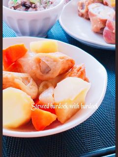 ごぼう天no煮物-レシピのメイン写真