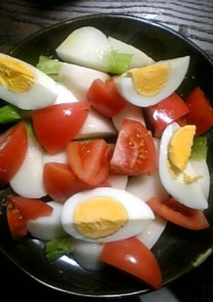 かぶとトマトのオリーブオイルサラダ-レシピのメイン写真
