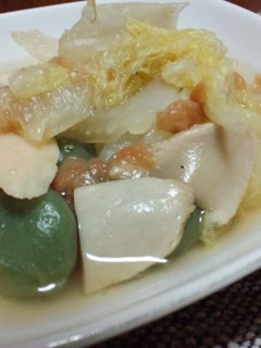 蒟蒻と白菜の梅スープ煮-レシピのメイン写真