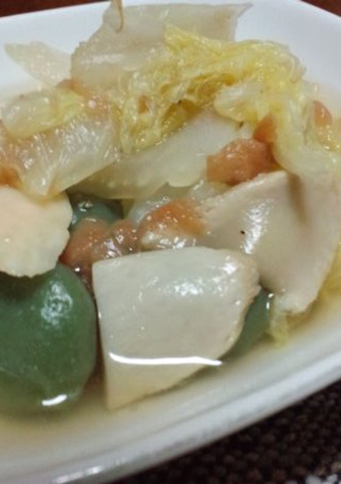 蒟蒻と白菜の梅スープ煮-レシピのメイン写真
