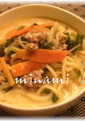 豆乳スープの野菜ラーメン-レシピのメイン写真