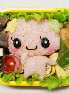 ふらわっちのデコふりおにぎり✿キャラ弁-レシピのメイン写真