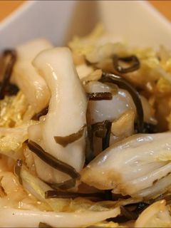 白菜と塩コンブの浅漬け-レシピのメイン写真