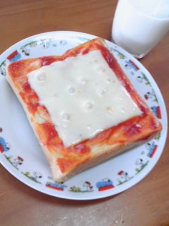 簡単☆ピザ風トースト-レシピのメイン写真