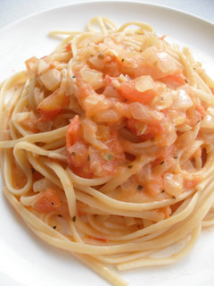 クリームチーズのトマトパスタ-レシピのメイン写真