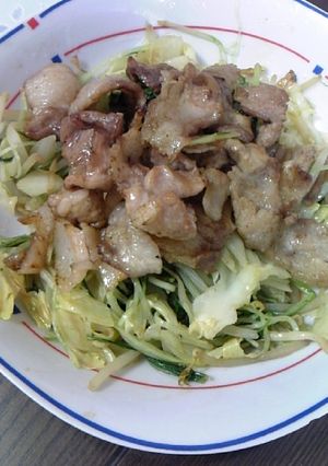 さっぱり★もやし水菜豚肉のポン酢がけ-レシピのメイン写真