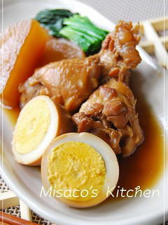 手羽元と卵と大根の醤油煮-レシピのメイン写真