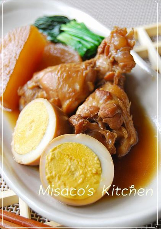 手羽元と卵と大根の醤油煮-レシピのメイン写真