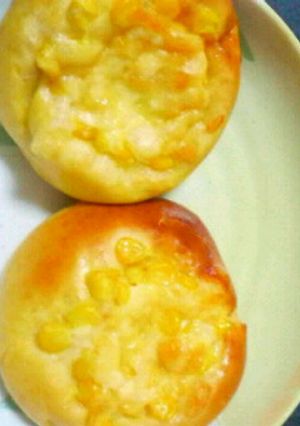 米粉だけでマヨコーンパン HB使用-レシピのメイン写真