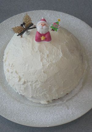 クリスマスのドーム型ケーキ-レシピのメイン写真