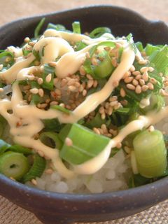 簡単♪ ねぎマヨご飯-レシピのメイン写真