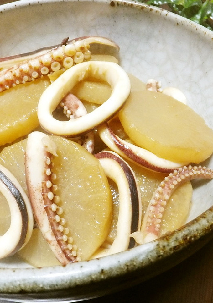 ＊濃厚♫イカワタと大根の煮物＊-レシピのメイン写真