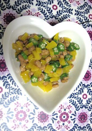 納豆たくあんにおくらプラス-レシピのメイン写真