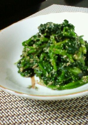甘めがおいしい！ほうれん草のゴマ和え-レシピのメイン写真
