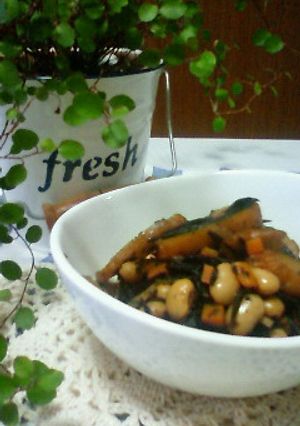 【おふくろの味♪大豆とひじきの煮物】-レシピのメイン写真