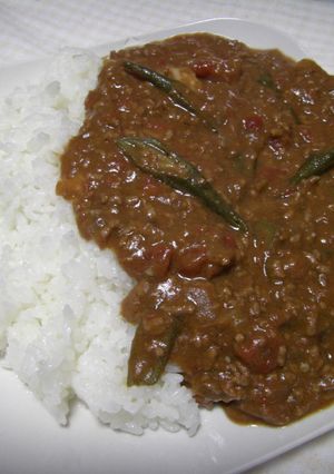 簡単オクラのキーマカレー☆-レシピのメイン写真