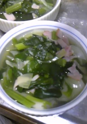 ベーコンの野菜具だくさんスープ-レシピのメイン写真