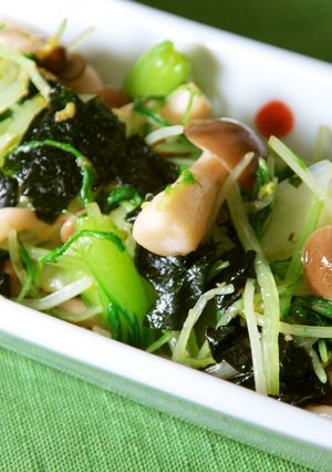 料亭風!山葵が香るシメジと青菜のおひたし-レシピのメイン写真
