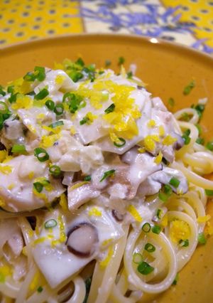 たっぷり柚子のさっぱりクリームパスタ-レシピのメイン写真