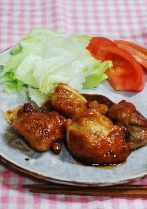 鶏もも肉の黄金焼き。-レシピのメイン写真