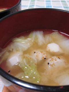 白菜と里芋のおみそ汁-レシピのメイン写真