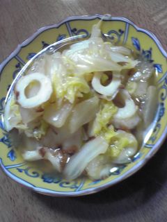 うまうま♪白菜とちくわの煮びたし-レシピのメイン写真