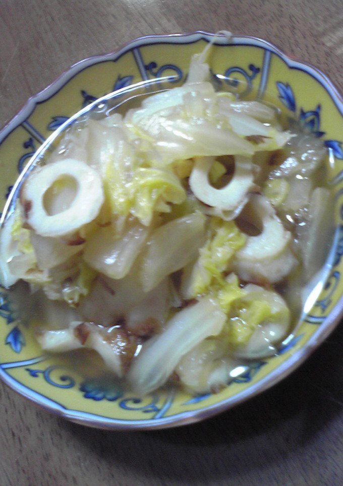 うまうま♪白菜とちくわの煮びたし-レシピのメイン写真