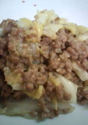 ☆★キャベツと挽き肉の甘辛味噌炒め★☆-レシピのメイン写真