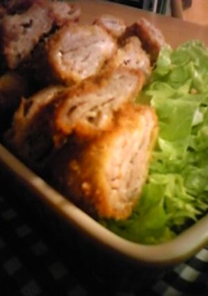 チーズ入り♪豚スライス重ねフライ-レシピのメイン写真